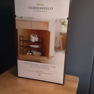UNDER THE SINK EXPANDABLE STORAGE SHELF